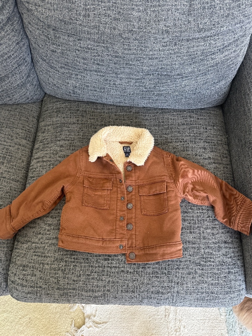 Gap Denim Fur Lined 2T jacket